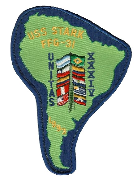 USS Stark FFG-31 UNITAS XXXIV-93 Cruise.