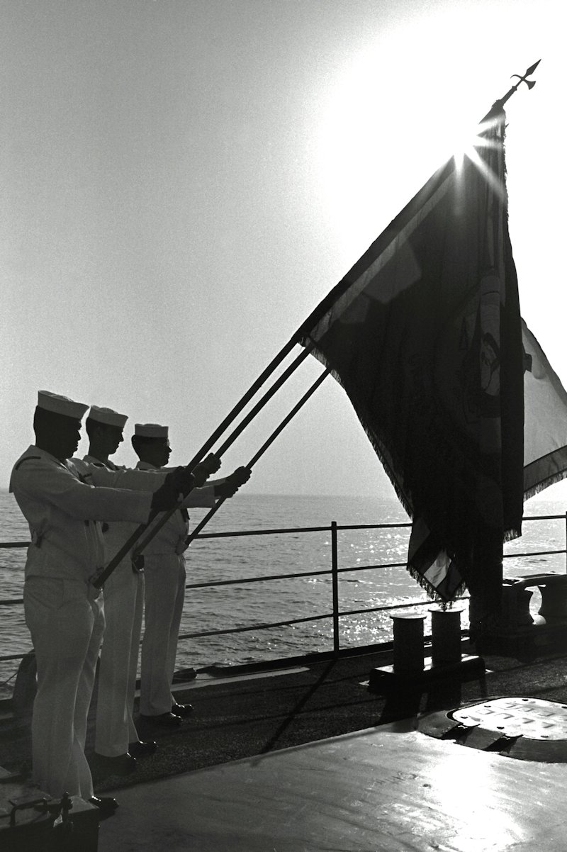 17MAY88 USS Stump DD-978:  Memorial Service to honor the 37 sailors lost aboard the USS Stark.